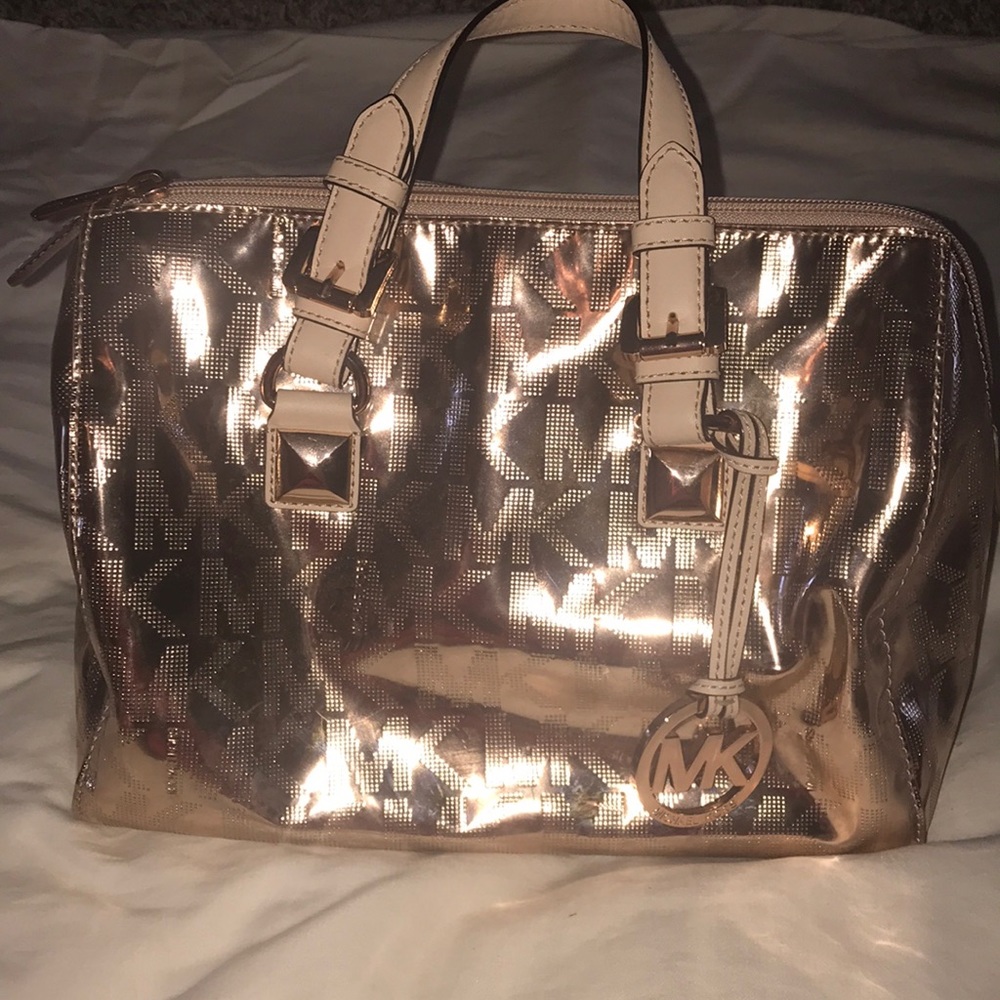 Rose Gold Michael Kors purse
